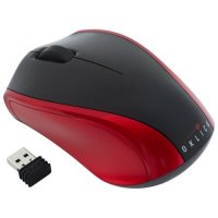  Oklick 540SW Wireless Optical Mouse Black-Red USB