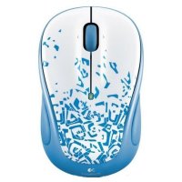  Logitech Wireless Mouse M325 Quarky Blue-White USB