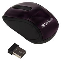  Verbatim Wireless Mini Travel Mouse Black USB