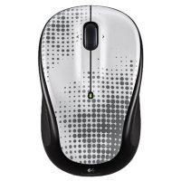  Logitech Wireless Mouse M325 Perfectely Pewter White-Black USB