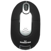  Manhattan MHX Wireless Optical Mobile Mini Mouse (177535) Black USB