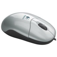  Logitech Pilot Optical Mouse Silver USB+PS/2