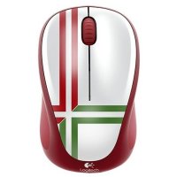  Logitech Wireless Mouse M235 910-004036 Green-Red USB