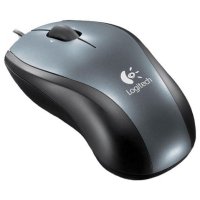   Logitech V100 Optical Mouse Grey-Black USB