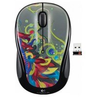  Logitech Wireless Mouse M325 Tropical Feathers Pink USB