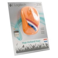  Logitech Wireless Mouse M235 910-004031 Orange USB