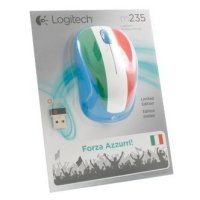  Logitech Wireless Mouse M235 910-004029 Green-White-Red USB