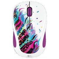  Logitech Wireless Mouse M325 Celebration White-Blue USB