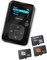 SanDisk Sansa Clip Sport 8Gb, Green MP3- (SDMX24-008G-G46L)