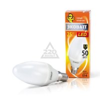  . ECOWATT B35 230  5.3(50)W 2700K E14 ()    