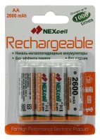  AA - NEXcell 2600 mAh Ni-MH (4 ) AA2600/4pack