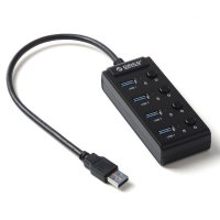  USB Orico W9PH4-BK 4-Ports Black