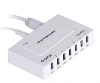  USB Orico H9978-U3-WH 7-Ports White