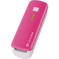  Cellular Line POCKETCHGSMARTP 2200 mAh Pink