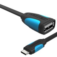   Vention USB Type C M / USB 3.0 AM 1m Black VAS-A31-B100