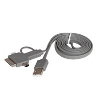   Airline USB to MiniUSB / MicroUSB / iPhone 4 / 5 / 6 1m ACH-4-13