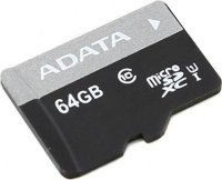   64Gb - A-Data Premier - Micro Secure Digital HC Class 10 UHS-I U1 AUSDX64GUICL10-ROTGMB