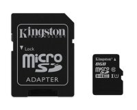   8Gb - Kingston Micro Secure Digital HC Class 10 UHS-I SDC10G2/8GB    SD