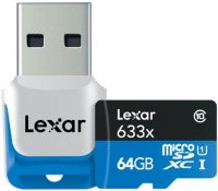   64Gb - Lexar - Micro Secure Digital XC 633x UHS-I Class 10 LSDMI64GBBEU633R c -