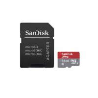   64Gb - SanDisk Ultra - Micro Secure Digital Class 10 48MB/s SDSDQUIN-064G-G4