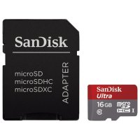   16Gb - SanDisk Ultra - Micro Secure Digital Class 10 48MB/s SDSDQUIN-016G-G4