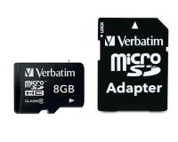   8Gb - Verbatim - Micro Secure Digital HC Class 10 44081    SD