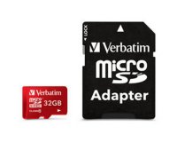   32Gb - Verbatim - Micro Secure Digital HC Class 10 44044 Red    SD