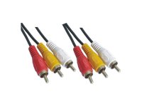   1.5  VCOM Telecom 3xRCA(M)-3xRCA(M) VAV7150-1.5M