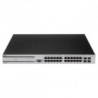 D-link DWS-3024L  PoE 20x10/100/1000Base-T (PoE) + 4x Combo Mini GBIC (SFP) /1000Base-T (P