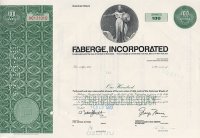   "Faberge Incorporated.   100 ". , 1970 