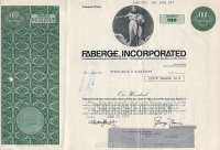   "Faberge Incorporated.   100 ". , 1977 