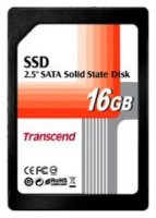 Transcend TS16GSSD25S-S   SSD 2.5" 16Gb SLC SATA 1.5Gb/s 100/150Mb