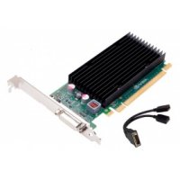 PNY NVIDIA Quadro NVS 300  PCI-E 512MB PCIEx16 64bit GDDR3 Low Profile PCB Heatsink DMS59