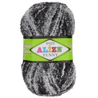    Alize "Wool Funny", : ,  (1001), 170 , 100 , 5 