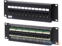 Hyperline PPW-12-8P8C-C5e-FR -  c  , 12  RJ-45(8P8C), .5 