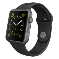 - Apple Watch Apple Sport 42mm Space Gray Al/Black Sport (MJ3T2RU/A)