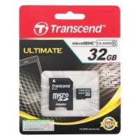   MicroSDHC 32GB Class10 Transcend   (TS32GUSDC10)