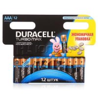  AAA (LR3) 12 . Duracell  TurboMAX