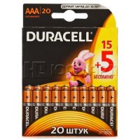  AAA (LR3) 20 . (15+5) Duracell  Basic