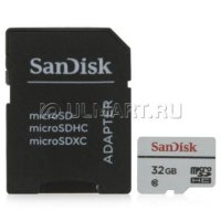   TransFlash 32Gb MicroSDHC class 10 SanDisk for Video Monitoring, SDSDQQ-032G-G46A