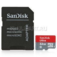   TransFlash 32Gb MicroSDHC class 10 UHS-I 80MB/s SanDisk Ultra Android