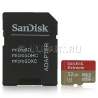   TransFlash 32Gb MicroSDHC class 10 UHS-I SanDisk Extreme 90MB/s