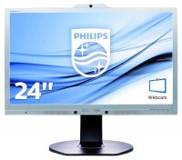  24" Philips 241P6QPJKES AH-IPS 1920x1080 5ms VGA DVI HDMI MHL DisplayPort