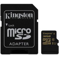   Kingston Industrial microSDHC 32Gb Class 10 UHS-I + ADP (90/45 Mb/s)