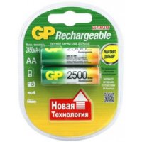  GP 250AAHC-2CR2 2500mAh AA 2 