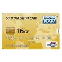   GoodRAM GOODDRIVE Gold USB Credit Card 16Gb