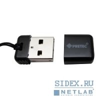   USB 2.0 Pretec 4 Gb i-Disk Poco, black [POC04G-B]