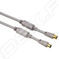   Coax (m) - Coax (f) 100 , 5  (Hama H-78732) (15 , )