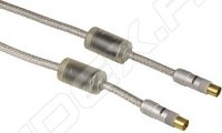   Coax (m) - Coax (f) 100 , 3  (Hama H-79059) (5 ,  )