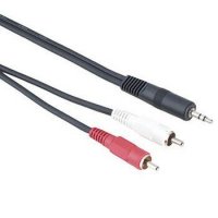  2xRCA (m) - Jack 3.5  (m) (Hama H-43412) (2 )